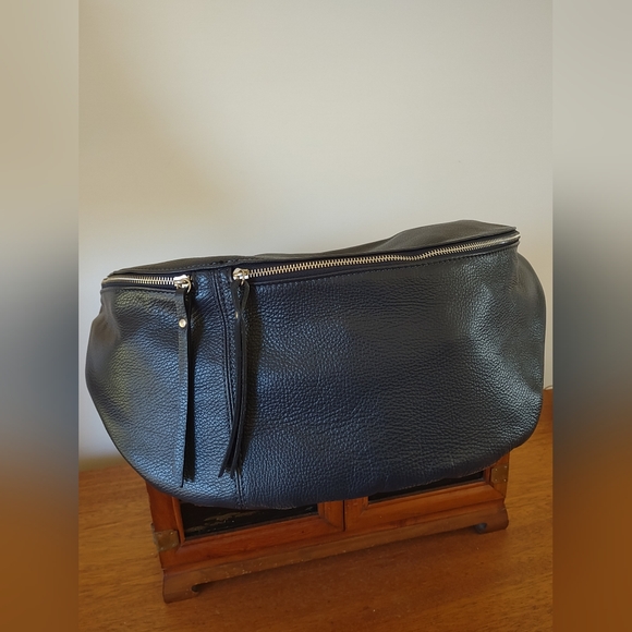 XXL Nappa Leather Crossbody Sling Bag - Picture 7 of 8